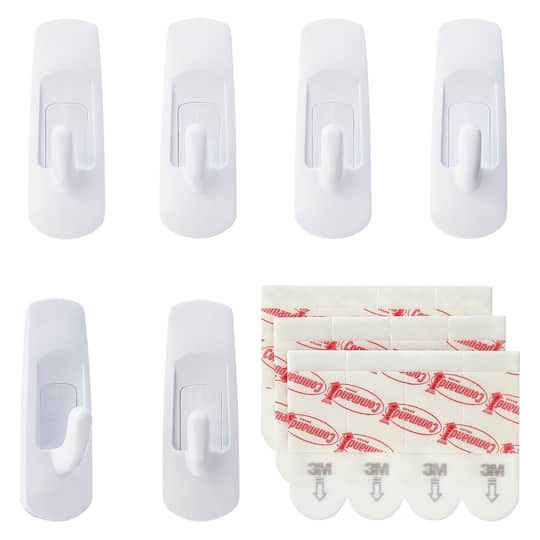 12 Packs: 6 ct. (72 total) Command™ Small White Utility Hooks